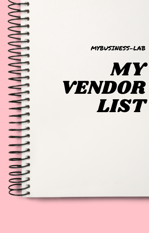 MY VENDOR  LIST